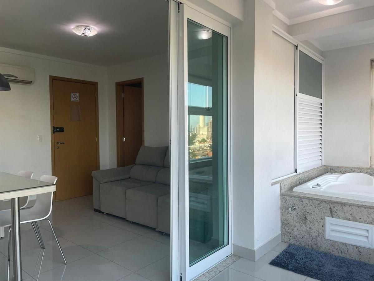 1 Qts.| 2 Hosp. | Jacuzzi Na Varanda | Linda Vista Goiania Bagian luar foto