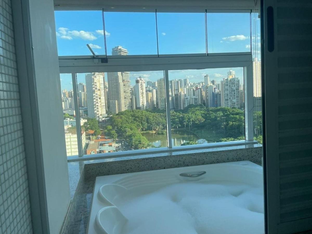 1 Qts.| 2 Hosp. | Jacuzzi Na Varanda | Linda Vista Goiania Bagian luar foto