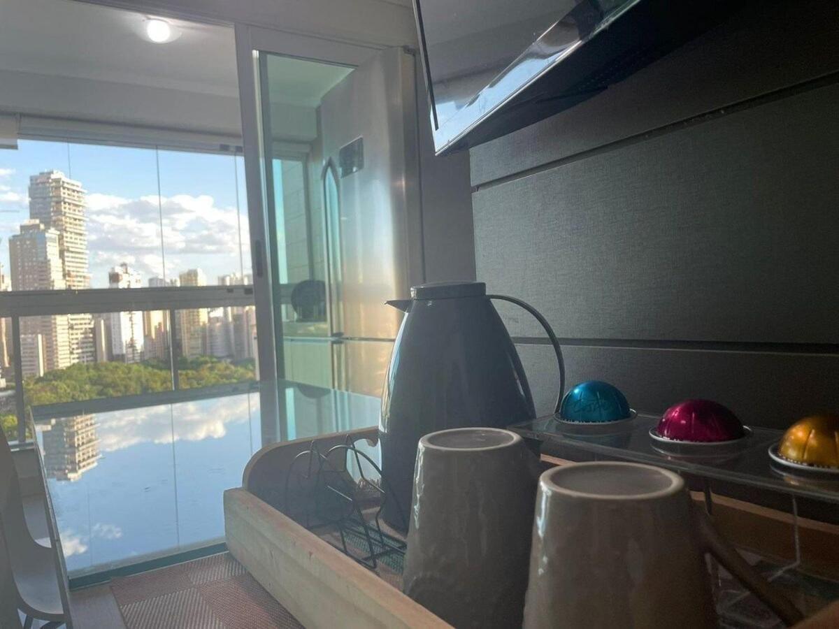 1 Qts.| 2 Hosp. | Jacuzzi Na Varanda | Linda Vista Goiania Bagian luar foto